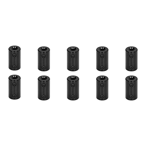 10Pcs Shaft Coupling Stepper Motor Coupler 14mm Diameter 25mm Length Joint Connector (5x5mm / 0.2x0.2in)