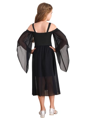 Vestido gótico renacentista medieval para niñas miniatura 6