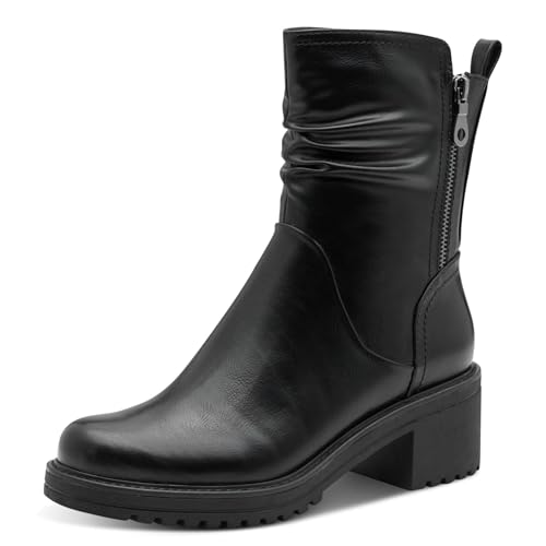 Marco Tozzi Mode-Stiefel 2-26430-45, Botas de Moda Mujer, Negro, 39 EU
