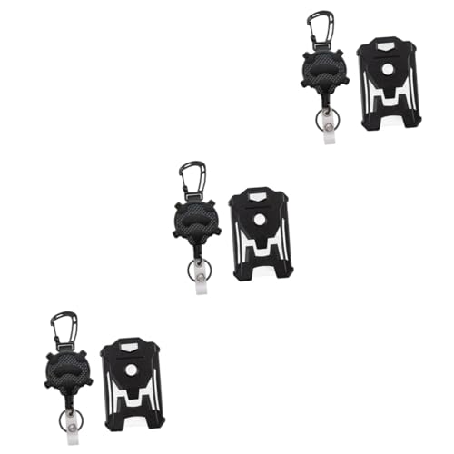 Porte-badge rétractable avec étui vertical étanche Tofficu en lot de 3 pour cartes