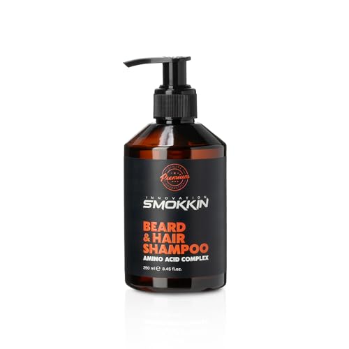 Champú Premium para Barba y Cabello con Complejo de Aminoácidos, 250 ml