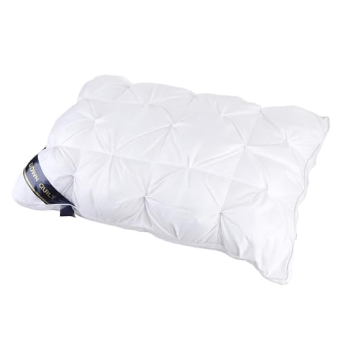 Almohada de fibra poliéster y plumón 20.5 cm cómoda miniatura 7