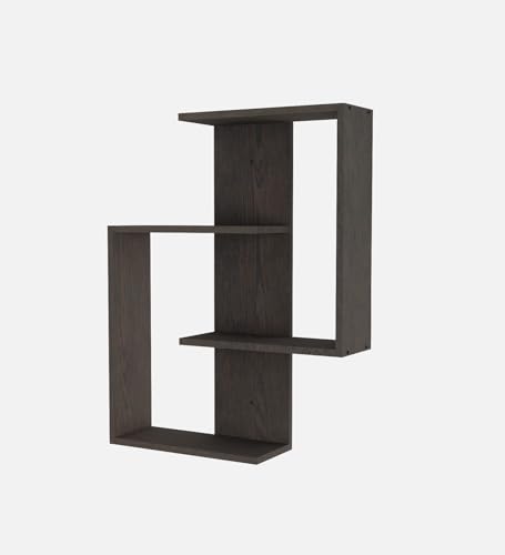 Image of ALEN Multipurpose Modular Wall Racks /Shelves /Organiser /Decor Particle Board Wall Shelf (Number of Shelves - 4, Brown)