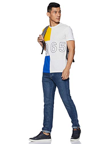 Image of UNITED COLORS OF BENETTON Men's Solid T-Shirt