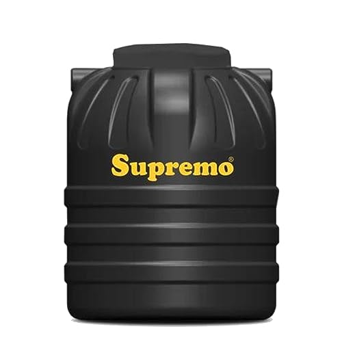 Image of Efficacy Supremo Double Layer Water Tank 500 LTR Capacity | Food Grade Antibacterial, UV and Heat Resistant Tank HDPE Material Black Color
