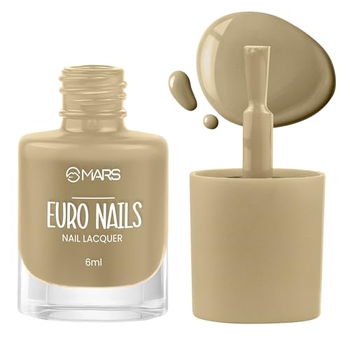 Image of MARS EURO Nail Lacquer | Glossy Gel Finish | Rich Pigmentation | Chip Free | Quick Drying Formula | Long Lasting Nail Polish for Women | (6.0 ml) (Shade-57)