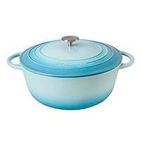 Pyrolux Pyrochef Cast Iron Casserole/French Oven 28 cm/6 Litre, Duck Egg Blue