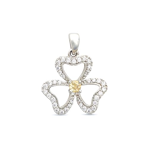 Stone House Colgante bohemio de topacio imperial en plata de ley 925 con corte redondo de 3 mm para mujer, joyería SP-624