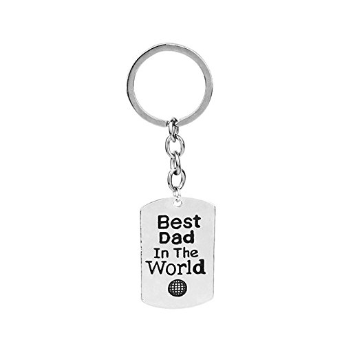 Preisvergleich Produktbild Dosige Schlüsselhalter Schlüsselanhänger Schlüsselring Edelstahl Schlüsselbund Beschriftung Schlüsselkette Key Ring für Beutel-Kette Auto-Anhänger 2.4*4.8CM