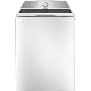 28-Inch Top Load Smart Washer, 5.0 Cu. Ft., 12 Wash Cycles, 7 Wash Options, Smarter Wash Technology, Wi-Fi Enabled, Smart FlexDispense™White