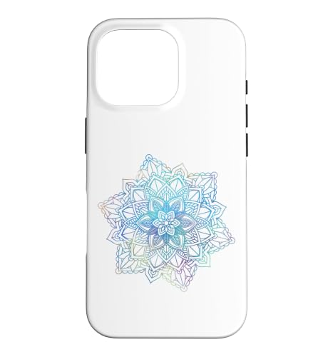 Pastel Floral Mandala Sacred Fractal Geometry Art Good Vibe �X�}�z�P�[�X iPhone 16 Pro �p