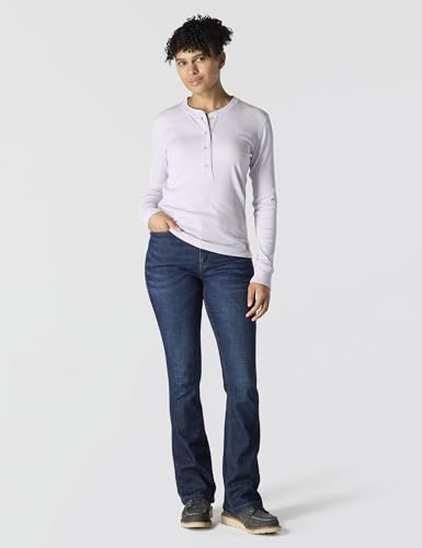Image of Carhartt Women's TENCEL Fiber Series Relaxed Fit Long-Sleeve Ribbed Henley