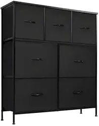 Cômoda Organizadora Decoteam Com 7 Gavetas Multiuso Preto