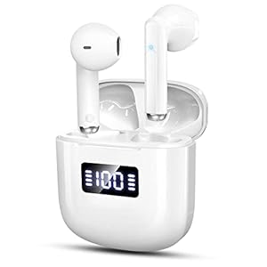 Draadloze oordopjes, GCBIG Bluetooth 5.3 hoofdtelefoon in oor, 25H Playtime draadloze oortelefoons met 4 microfoons, IP7 waterdichte Bluetooth-oordopjes met hifi-stereogeluid, ENC Clear Call, Touch Control, USB-C