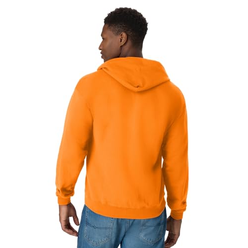 Image of Hanes Men's Zip-up Hoodie, Ecosmart Fleece Full-zip Hoodie for Men, Hooded Sweatshirt