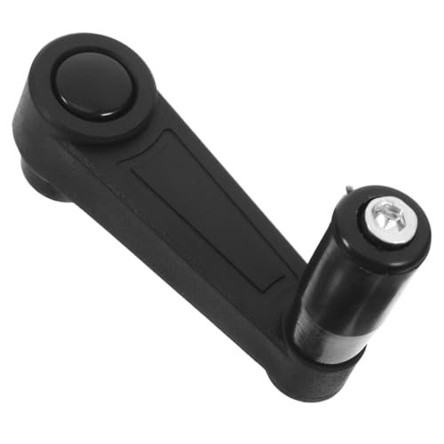KICHOUSE Ergonomic Wood Lathe Crank Handle with Round Hole Black for Precise Adjustments