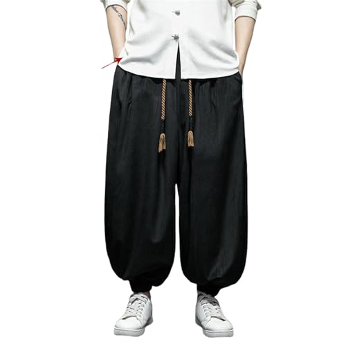 Sarouel homme polaire ample pantalon lanterne style national tendance hiver