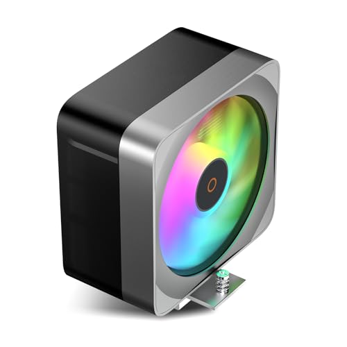 Image of Delta A40 EX BK ARGB Full Cover Shell CPU Cooler,Direct-Touch Φ6mm*4 Heatpipes,TDP 200W,Powerful Silent PWM Cooling Fan,for Intel LGA 115X /1200 /1700 /1851,AMD AM4 /AM5