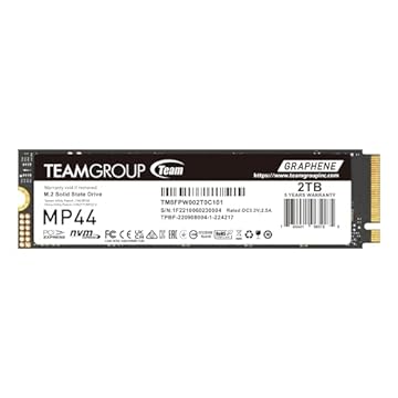 TEAMGROUP Team MP44 M.2 2TB PCIe G4x4 2280 SSD