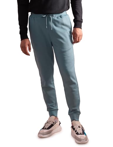 Image of DAMENSCH Regular Fit Matt Solid Premium Microfibre Elastane Cargo Joggers Dyes Soft Inner Fleece Fabric for Softer Feel, Comfortable Casual Wear Joggers for Men