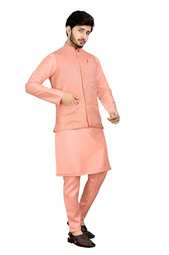 Image of Trustous Traditional Men's Kurta Koti Set (3 PCS SET)