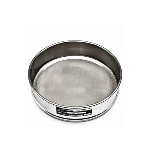 Lab Analysis Sieve Woven Wire Mesh Sampling Inspection Pharmacopeia Test Sieve All Stainless Steel Diam. 20cm 250 Mesh / 0.063mm