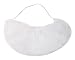 ONLYKXY Beard Cover Nonwovens Beard Protector Net Protective for Men Food Service Cooking Cleaning Kitchen Facial Hair Guards (30, White)