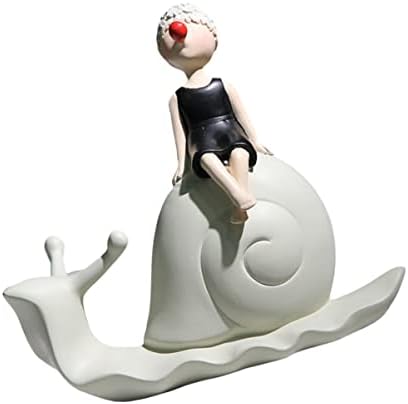 1pc Art Home Sitting Blowing Decor Unique L Animal Adornment Statues Sculpture Room Decorative Gift Resin Artware Table Figurine Housewarming Figurines for Collectible Decoration (Color : Black, Siz