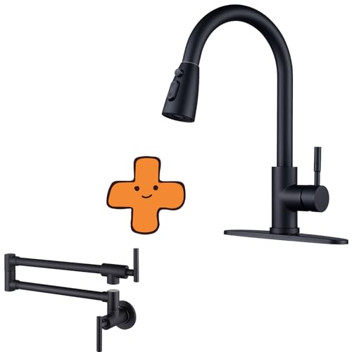 Robinet de cuisine à tirette HMJGDZG avec douchette extensible
