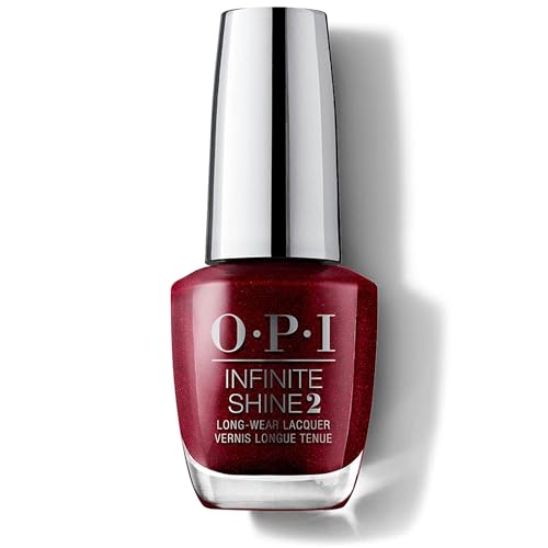 OPI Infinite Shine Nagellack in Rot – langanhaltender Nail Polish für einen Gel-Nägel-Look mit bis zu 11 Tagen Halt – mit extra breitem ProWide Pinsel