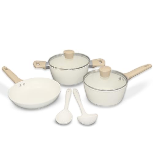 Jogo de Panelas 5 Peças Carmela Premium Ceramic Antiaderente MTA