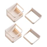 TOYANDONA 2 pezzi Mensola Portaombrelli da Parete Beige Senza Foratura con Ripiano Scolapioggia Multifunzione in Abs con Angoli Arrotondati e Goccia d Acqua Rimovibile per Bagno e Ingresso