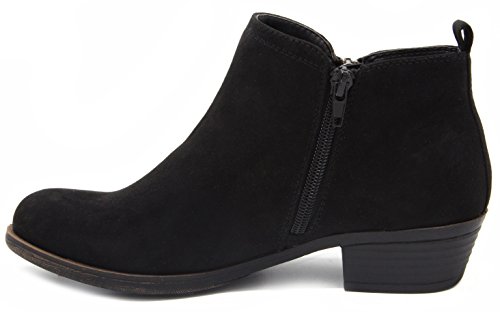Sugar Women's Dress Block Heel Ankle Boot, Ladies Zipper Bootie4