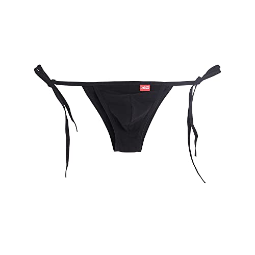 COMLIFE Mens Cotton Bulge Pouch Side Tie String Bikini Briefs Underwear High Cut Men's Panties