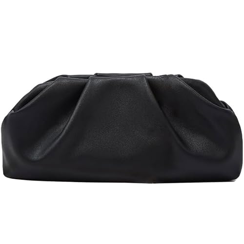 Image of Clutch Purse for Women, Vegan Leather Evening Bag, Soft Pleated PU Small Purses for Formal Wedding, Dressy Party