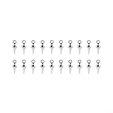 Photo Gallery gettimore set di 20 viti per esche da pesca, in plastica e acciaio, per esche da pesca, con anello girevole, accessori per attrezzatura da pesca (c) Photo Gallery gettimore set di 20 viti per esche da pesca, in plastica e acciaio, per esche da pesca, con anello girevole, accessori per attrezzatura da pesca (c)