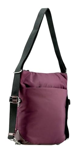 Sac bordeaux Jost Falun 2-Way-Bag Wine aux finitions épurées et durables