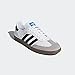 adidas Originals Men's Samba OG Sneaker White/Black/Granite 10