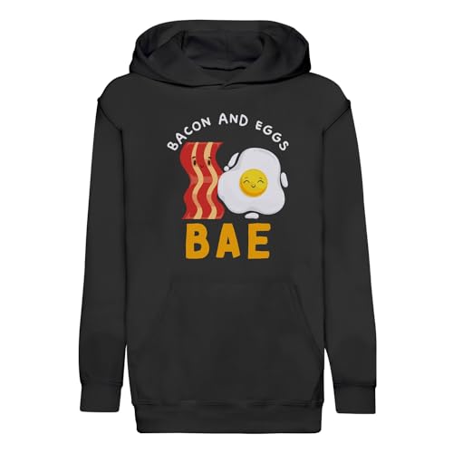 Sweat enfant Bae Bacon and Eggs pull à capuche streetwear rigolo