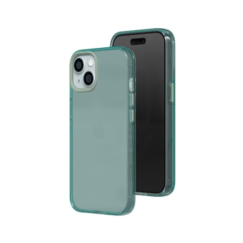 Coque iPhone 15 Vert Fumé RhinoShield - Le Style Tendance pour Vos Sorties Urbaines