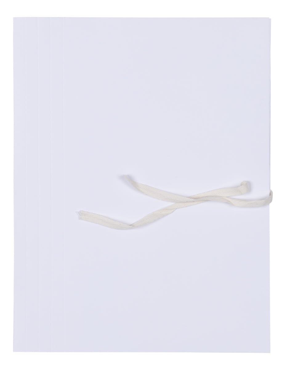 Archiv-Schnellhefter OFFICE PRODUCTS Budget Pro, 50mm, Karton, Weiß Innen, Schnellhefter Pappe A4, 250 g/m², 3-Flügel, Weiß, Schnellhefter Set 50Stk.,