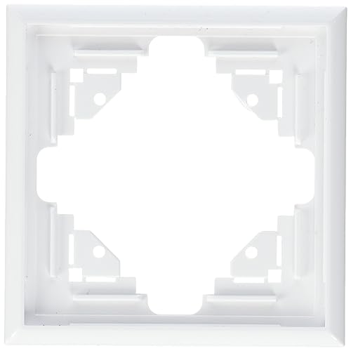 Kopp 309113063 Malta Abdeckrahmen für Senkrechte und waagerechte Montage 1-Fach, Arktis