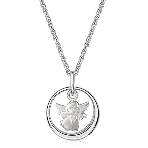 Colgante de plata de ley con rubí para lucir en cenas y eventos especiales