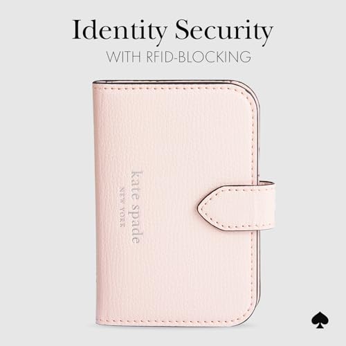 Kate Spade New York Morgan Magnetic Phone Wallet/Card Holder - Compatible with MagSafe Phones and Cases - Chalk Pink