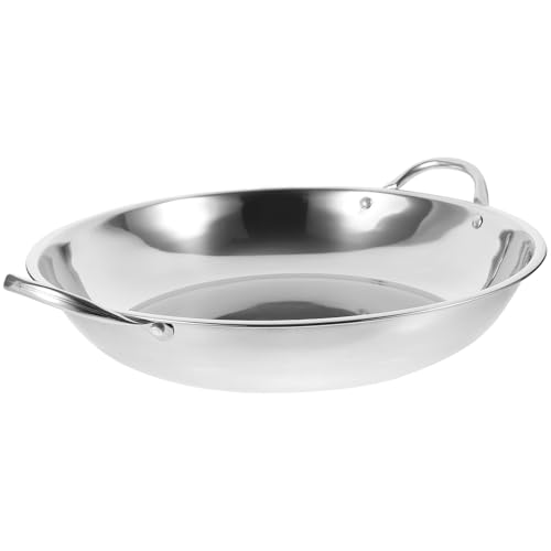 DECHOUS �X�e�����X���L�b�`���|�b�g �_�u���n���h���t�� ���a32cm �ꕽ�^ ��䖁���グ��ꂽ�\�� �ƒ�p����уL�����v�p������ ���p�I�n���I�ȃf�U�C��