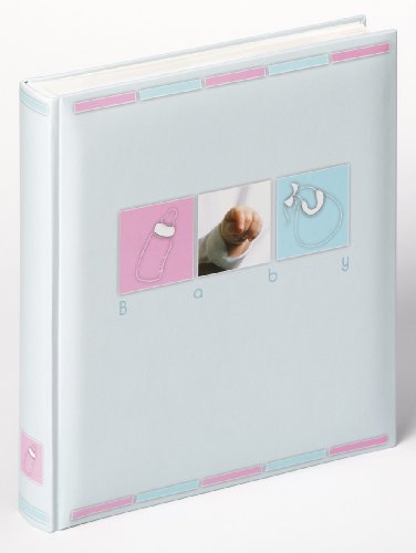 Walther Babies Hand UK-128-L Photo Album 28 x 30.5 cm Blue