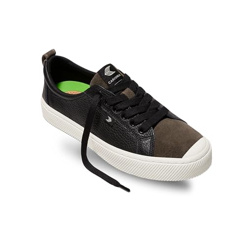 OCA Low Premium Leather Sneakers, Comfortable Shoes for Women, Lightweight & Sustainable, Versatile Casual Footwear with 100% Vegan Insoles, Rubber