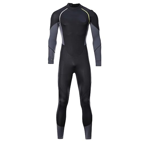 Windmilne Traje de Neopreno para Hombre Traje de Buceo Largo para Hombre Traje de Buceo a la Deriva (Un Color L)