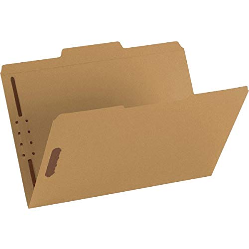 Smead 19837 11 Point Kraft Folders Two Fasteners 1/3 Cut Top Tab Legal Brown 50/Box #TOP4