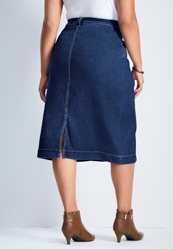 Women's Plus Size Taylah Denim Skirt2